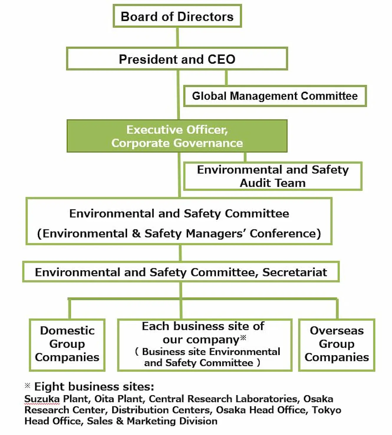 Environmental Management Structure