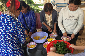 Cooking workshop using easily available ingredients